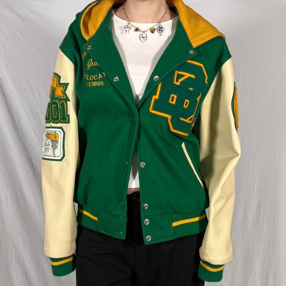 Women's Yellow and Green Jacket
